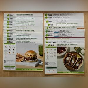 Hello Fresh Recipe Cards Lot of 20 Assorted Recipes Chicken Pork Beef Vegan